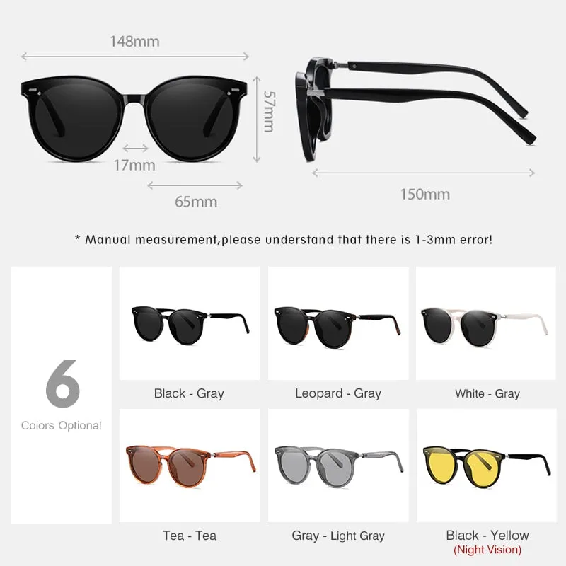 LM New TR90 Frame Polarized Sunglasses Women Men Fashion