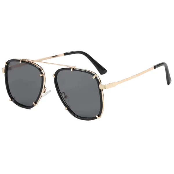 London Aviator Black Sunglasses