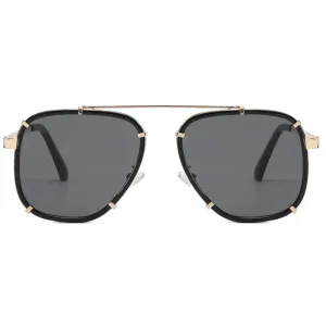 London Aviator Black Sunglasses