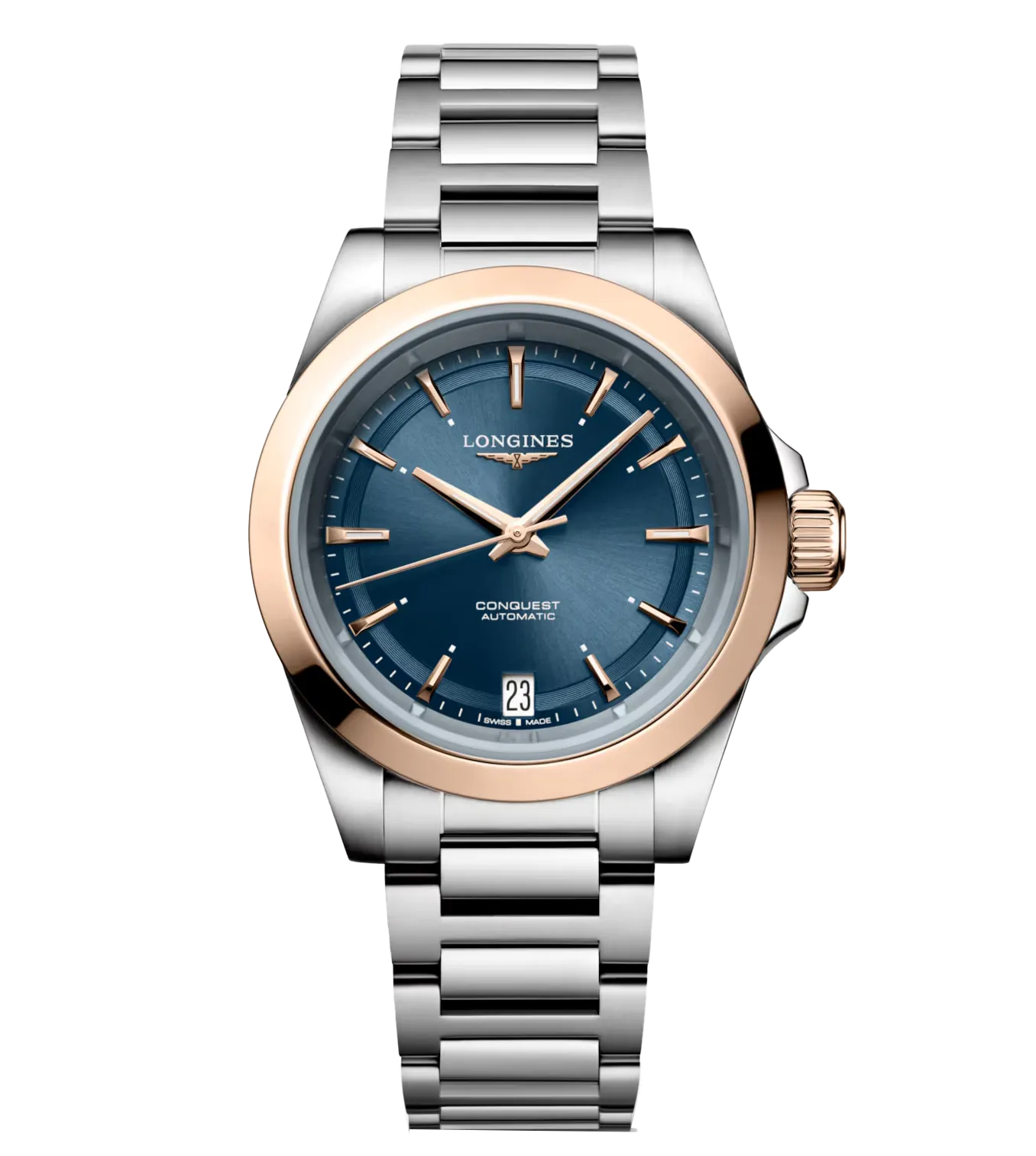 Longines Conquest 34mm Watch with Midnight Blue Dial