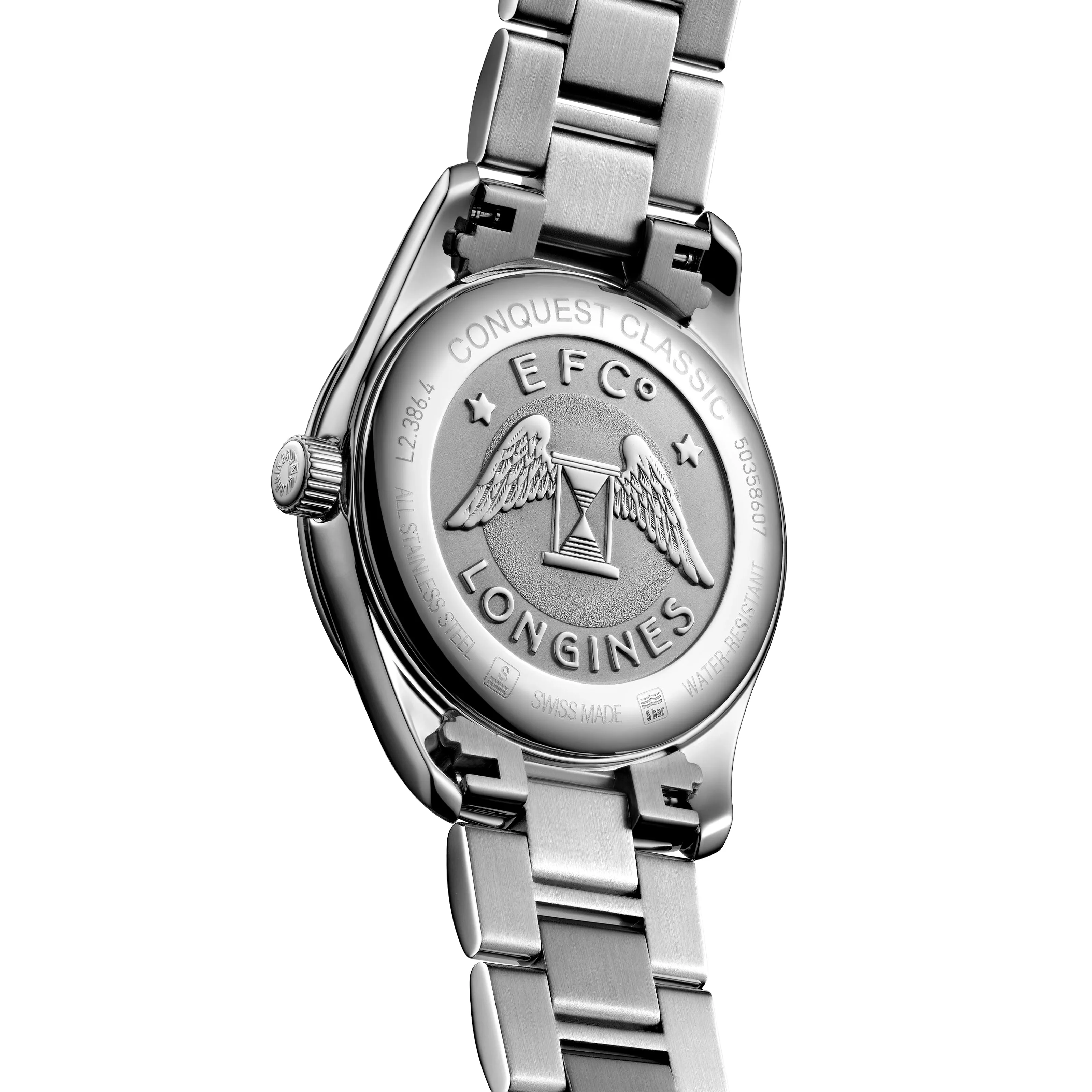 Longines Conquest Classic Collection 34mm Mother-of-Pearl Dial Ladies' Watch