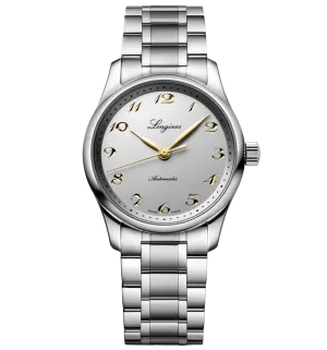 Longines Master 34mm Watch with Stainless Steel Bracelet