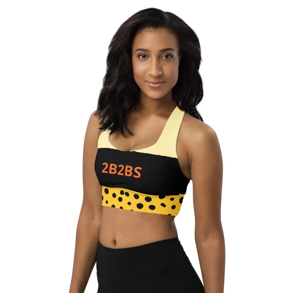 Longline sports bra