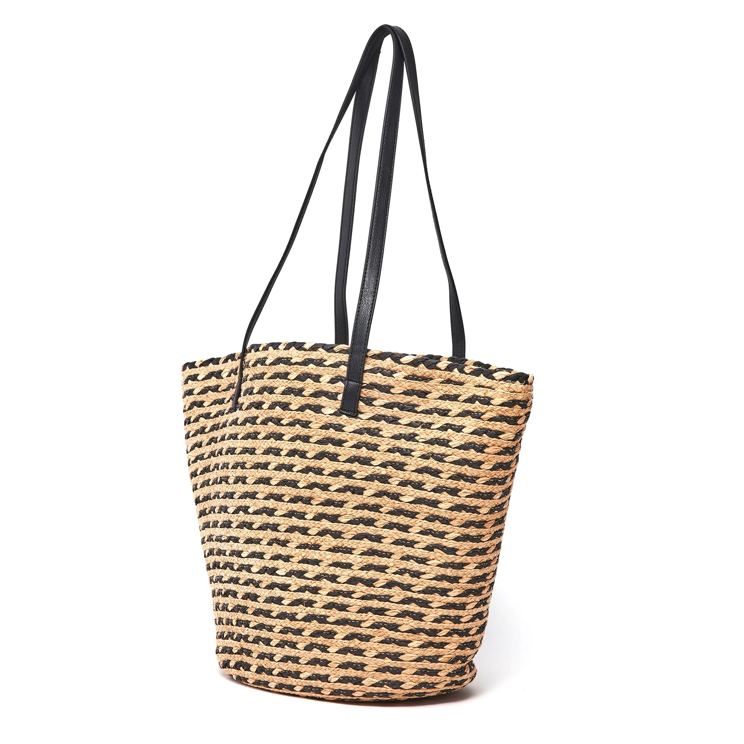 Lulabelle Raffia Patterned Beach Bag