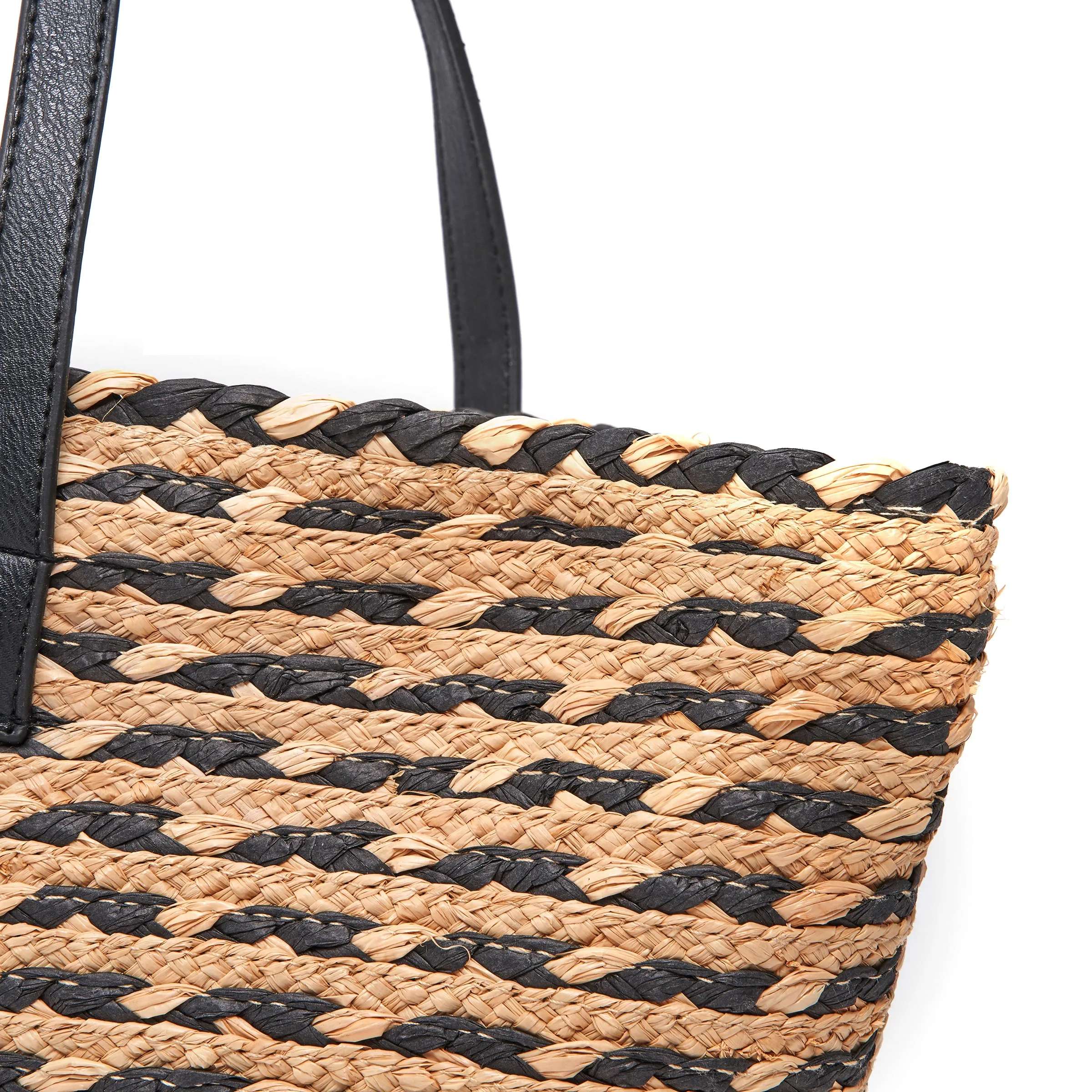 Lulabelle Raffia Patterned Beach Bag