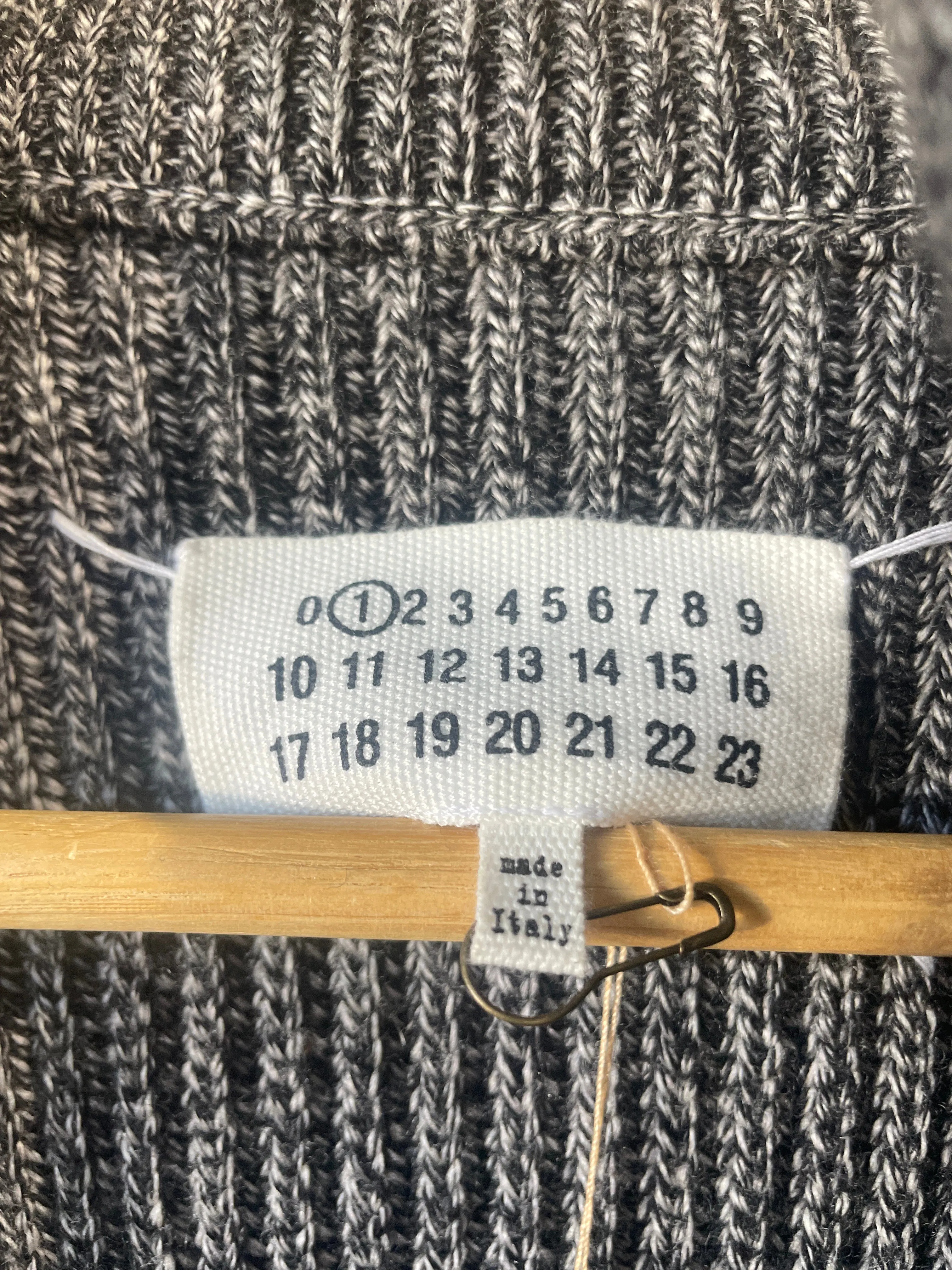 Maison Martin Margiela Grey Knit Midi Dress