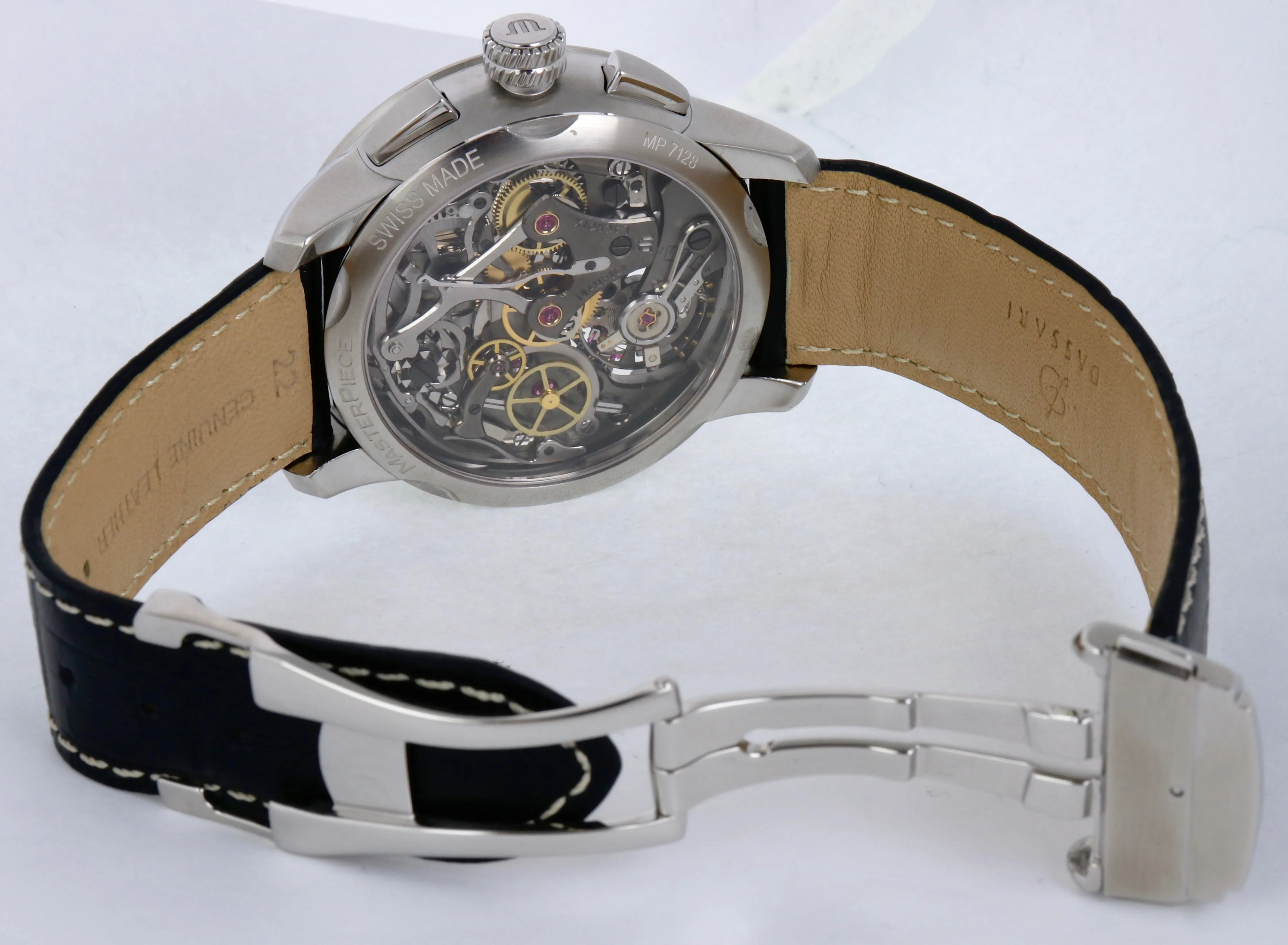 Maurice Lacroix ML Masterpiece Skeleton Chronograph Squelette Skeletal MP 7128