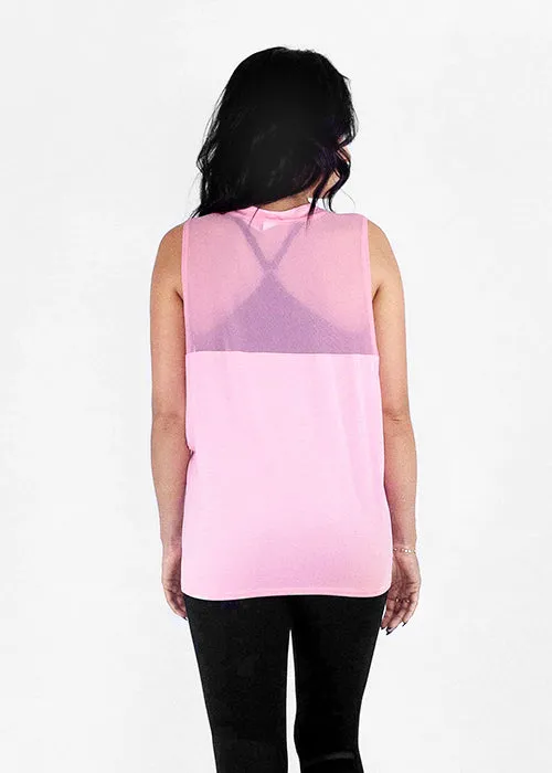 MELROSE MESH MUSCLE TANK
