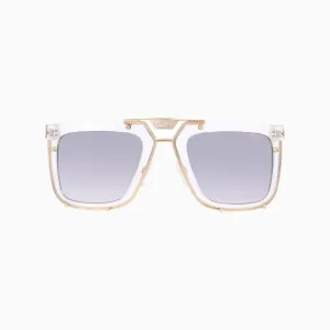 Men's Cazal 648 003 Gold Silver Sunglasses