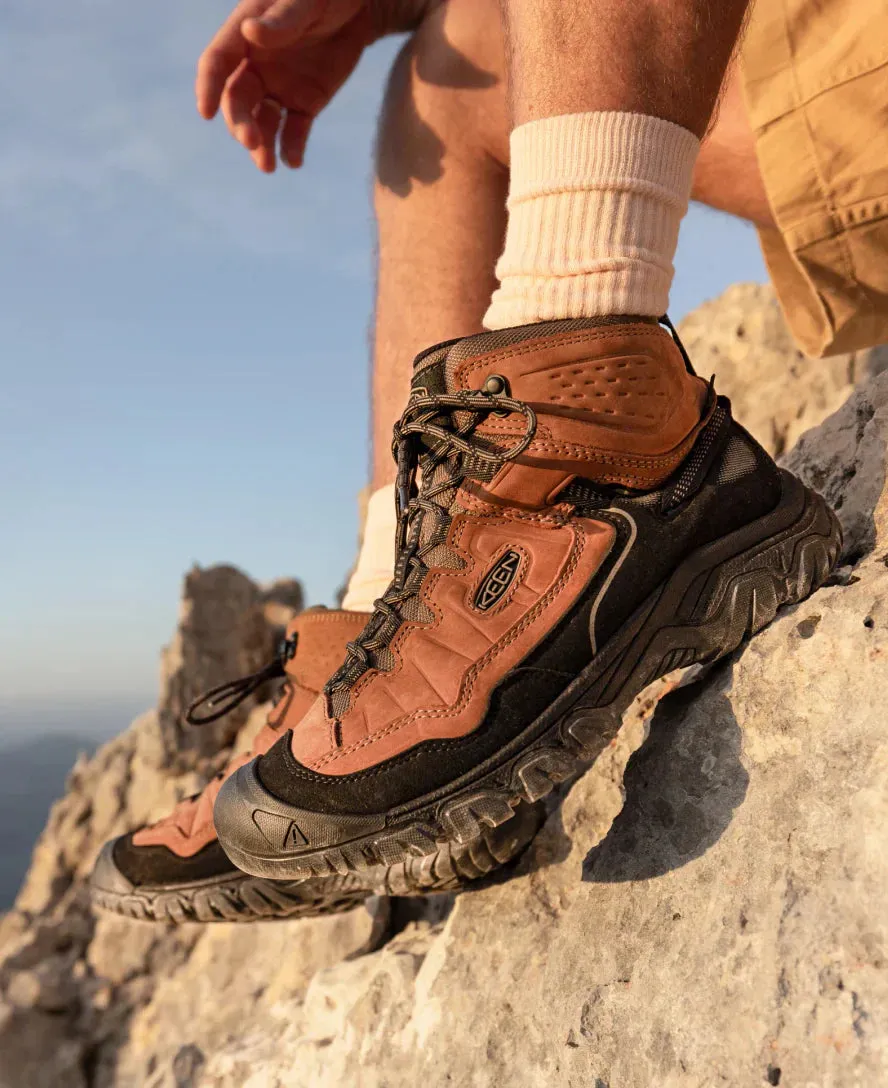 MEN'S KEEN TARGHEE IV WATERPROOF HIKING SHOE | SEA TURTLE / ROASTED PECAN
