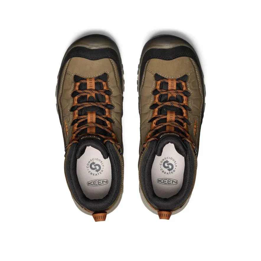 MEN'S KEEN TARGHEE IV WATERPROOF HIKING SHOE | SEA TURTLE / ROASTED PECAN