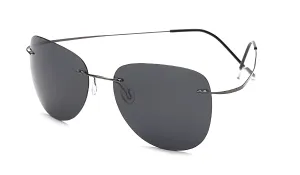 Mens Lightweight Black Aviator Sunglasses  Classy  Stylish Design
