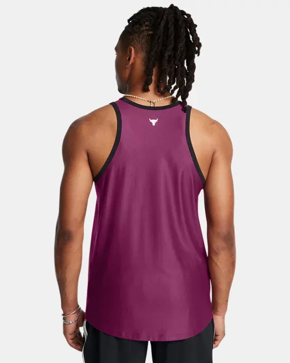 Men's Project Rock Mesh Badge Of Honor Tank