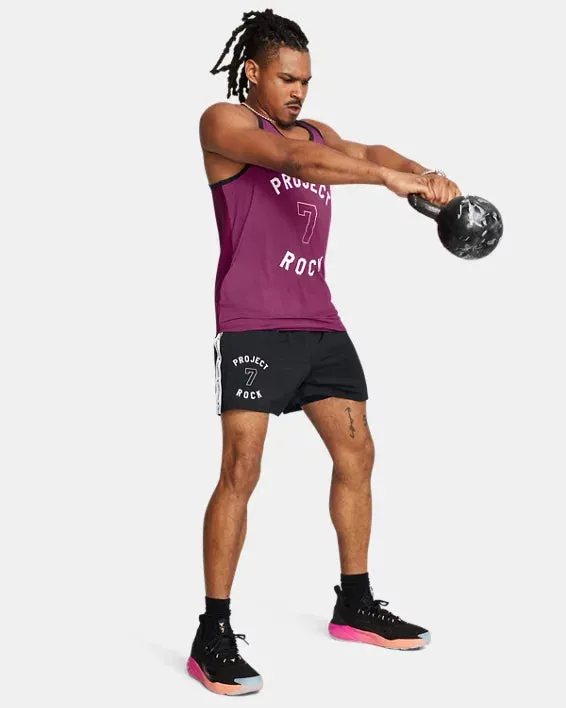 Men's Project Rock Mesh Badge Of Honor Tank