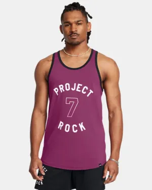 Men's Project Rock Mesh Badge Of Honor Tank