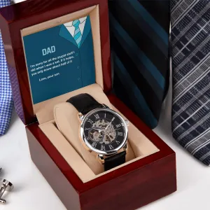 Men's Skeleton Watch
