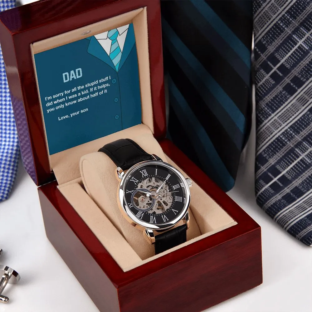 Men's Skeleton Watch