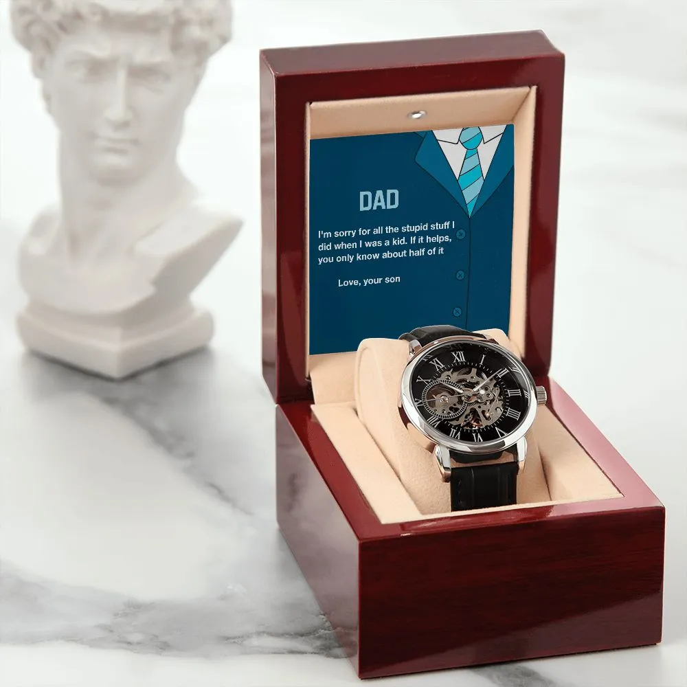 Men's Skeleton Watch