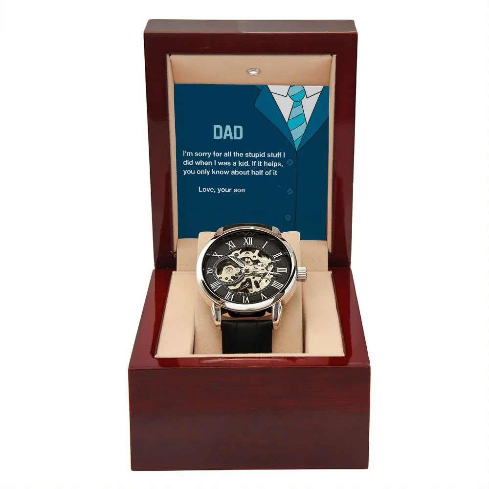 Men's Skeleton Watch