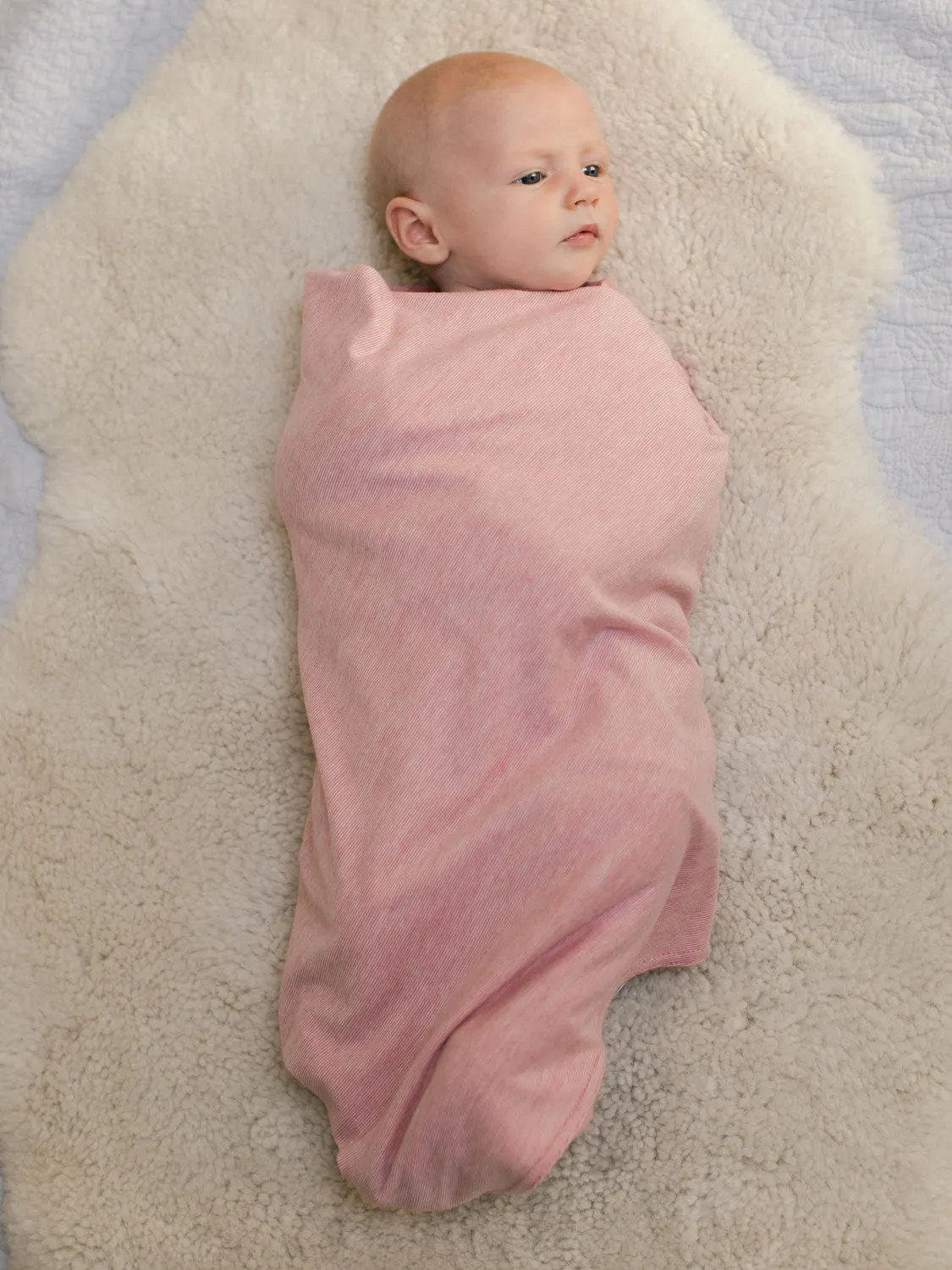 Merino   Organic Cotton Baby Swaddle Blanket