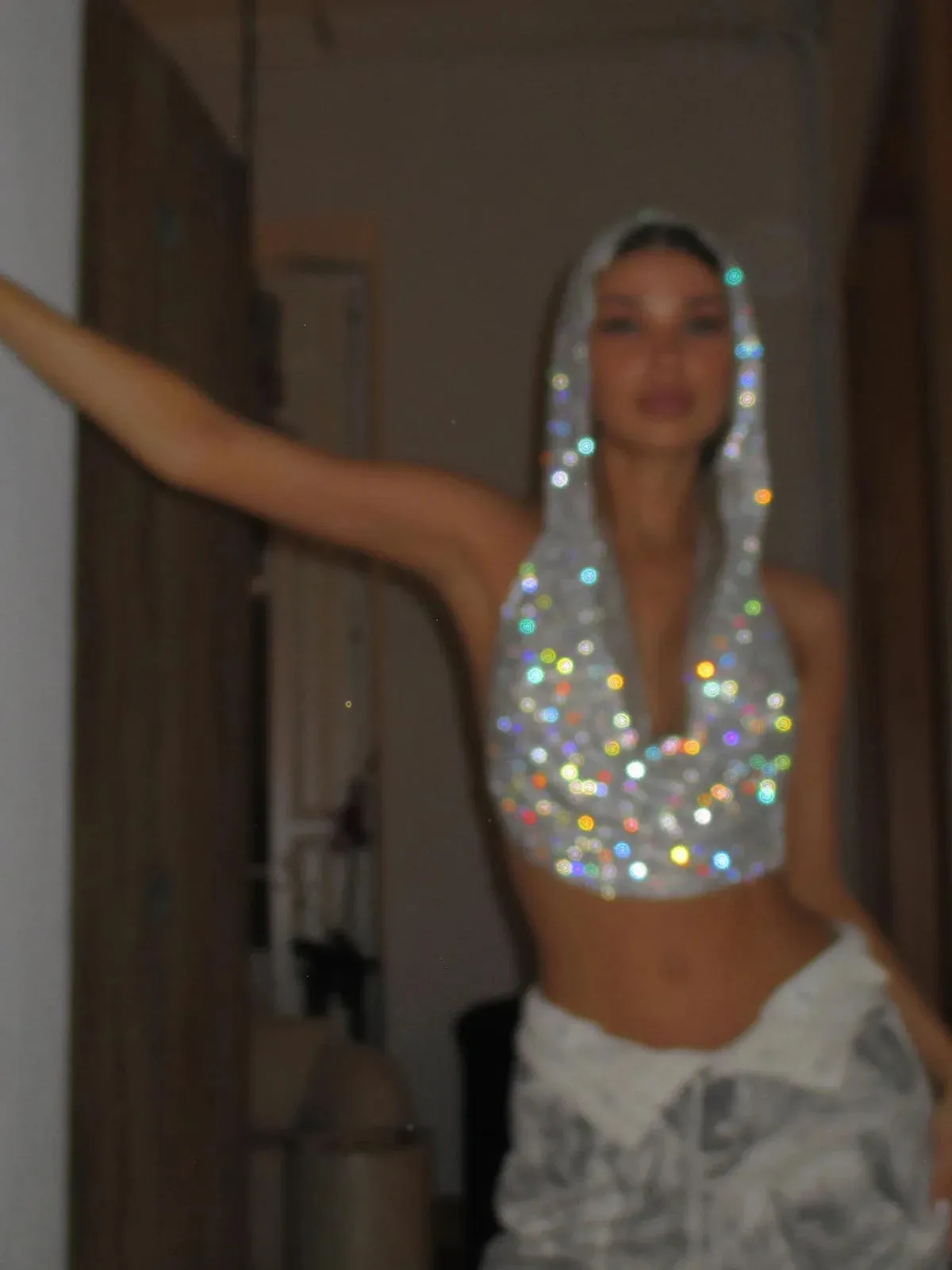 Mesh See Through T Shirt