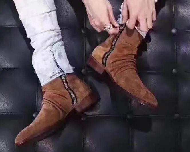 MID CHELSEA BOOT "RISING EYEBROWS"