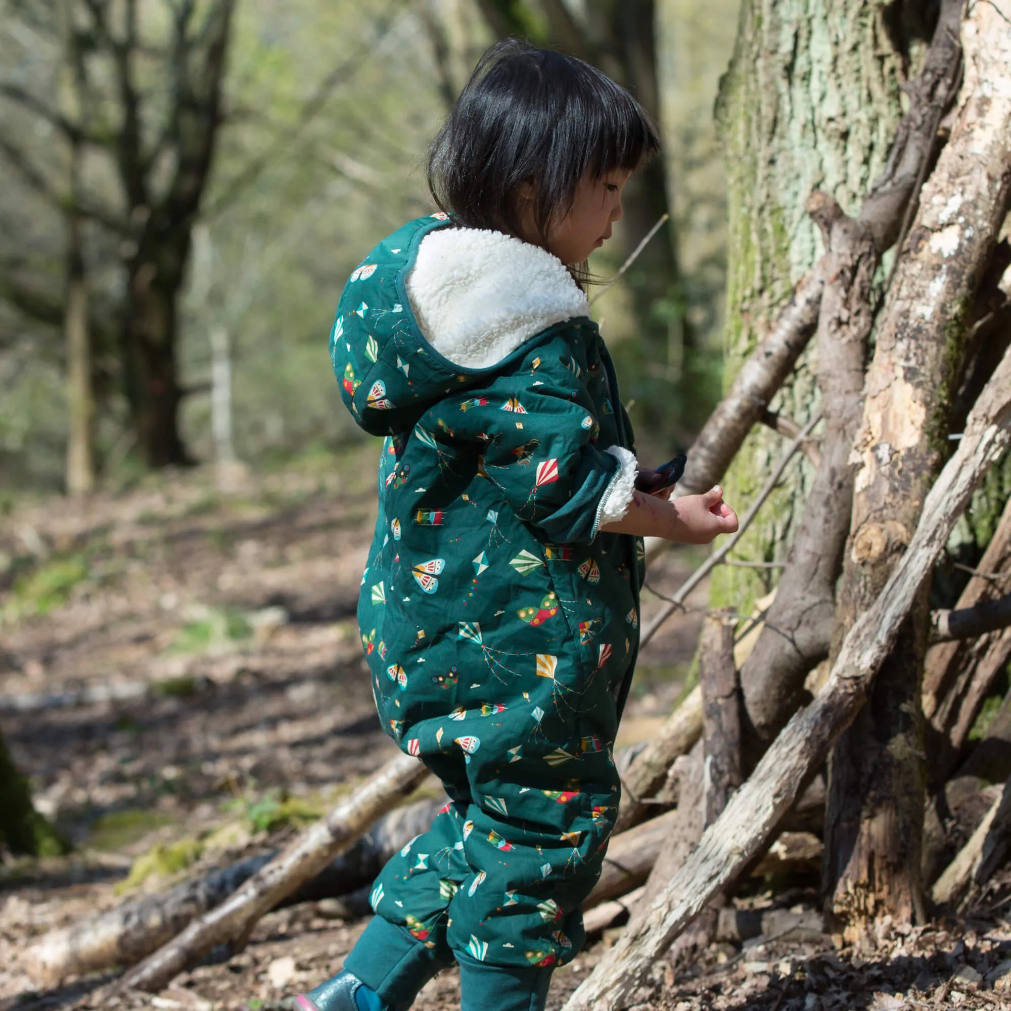 Midnight Kites Sherpa Lined Snowsuit