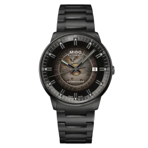 Mido Commander Gradient Automatic Black PVD Skeleton Dial Men's Watch M0214073341100