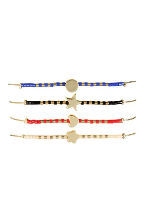 MINIMALIST SHAPE CAST METAL BRACELET