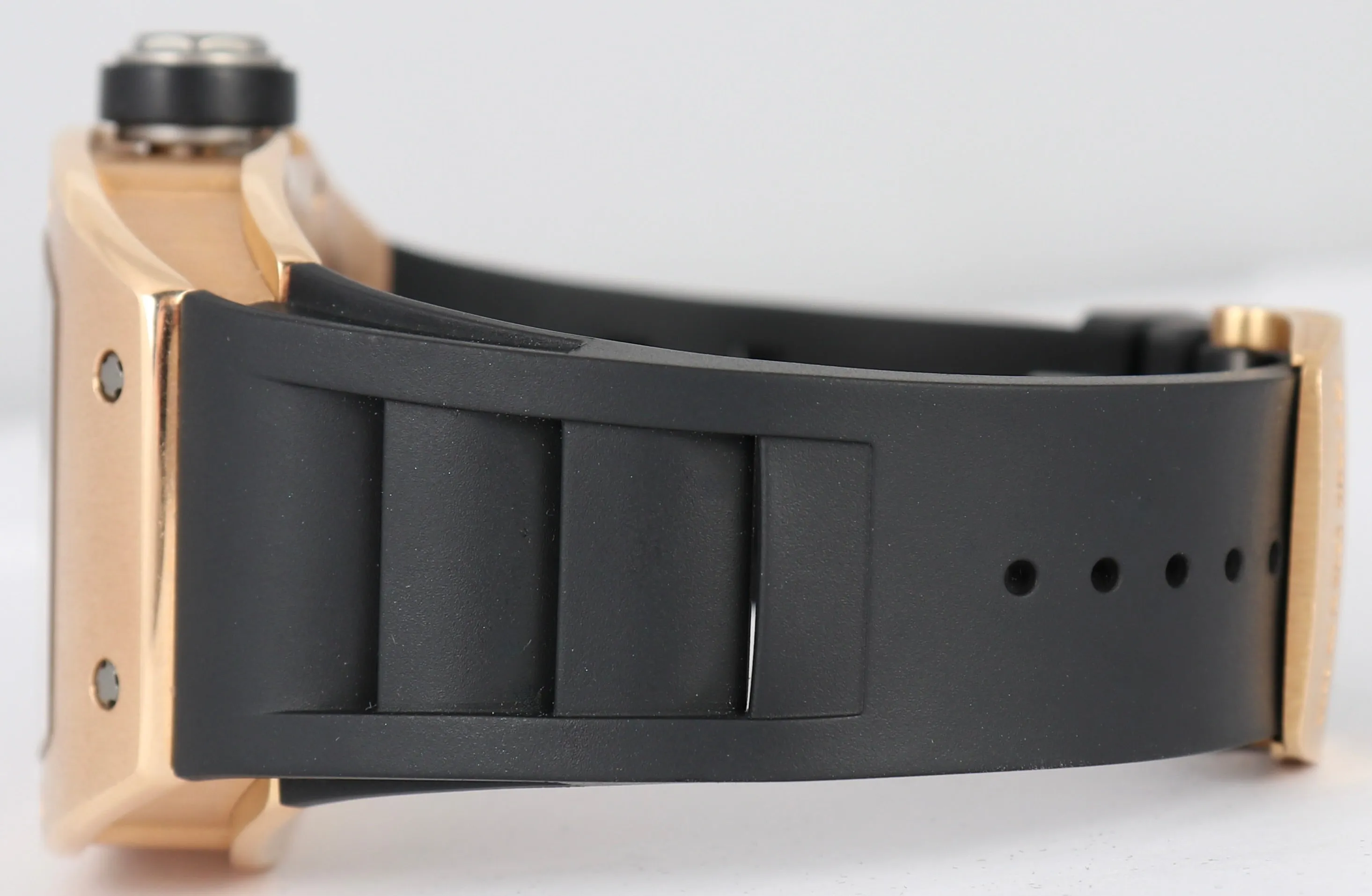 MINT Richard Mille RM010 18K Rose Gold Black Rubber 40mm RM 10 B P Watch
