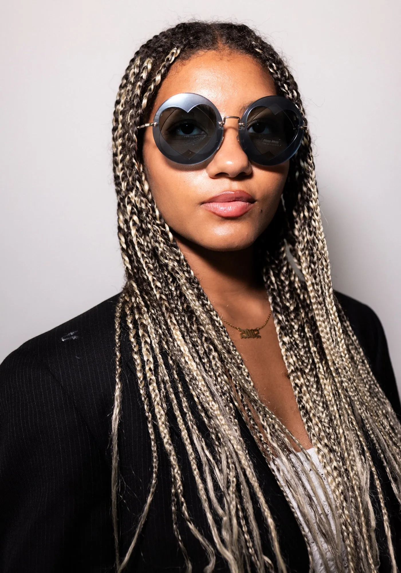 Miu Miu Blue Heart Sunglasses
