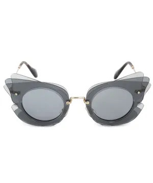 Miu Miu Butterfly Sunglasses SMU02SS VA43C2 63