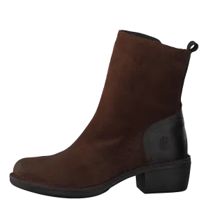 Moba032fly Oil Suede/rug Camel/dk Brown