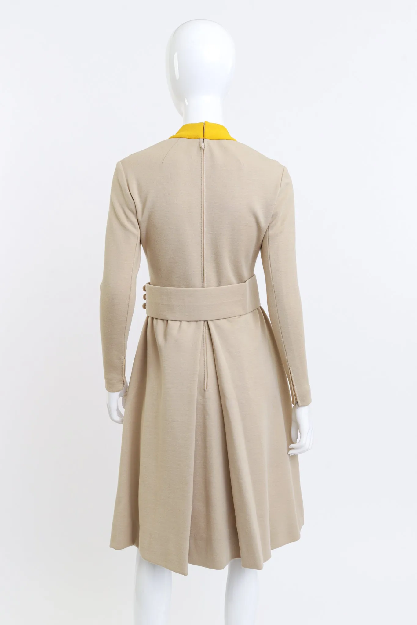 Mod Geo Mock Neck Dress