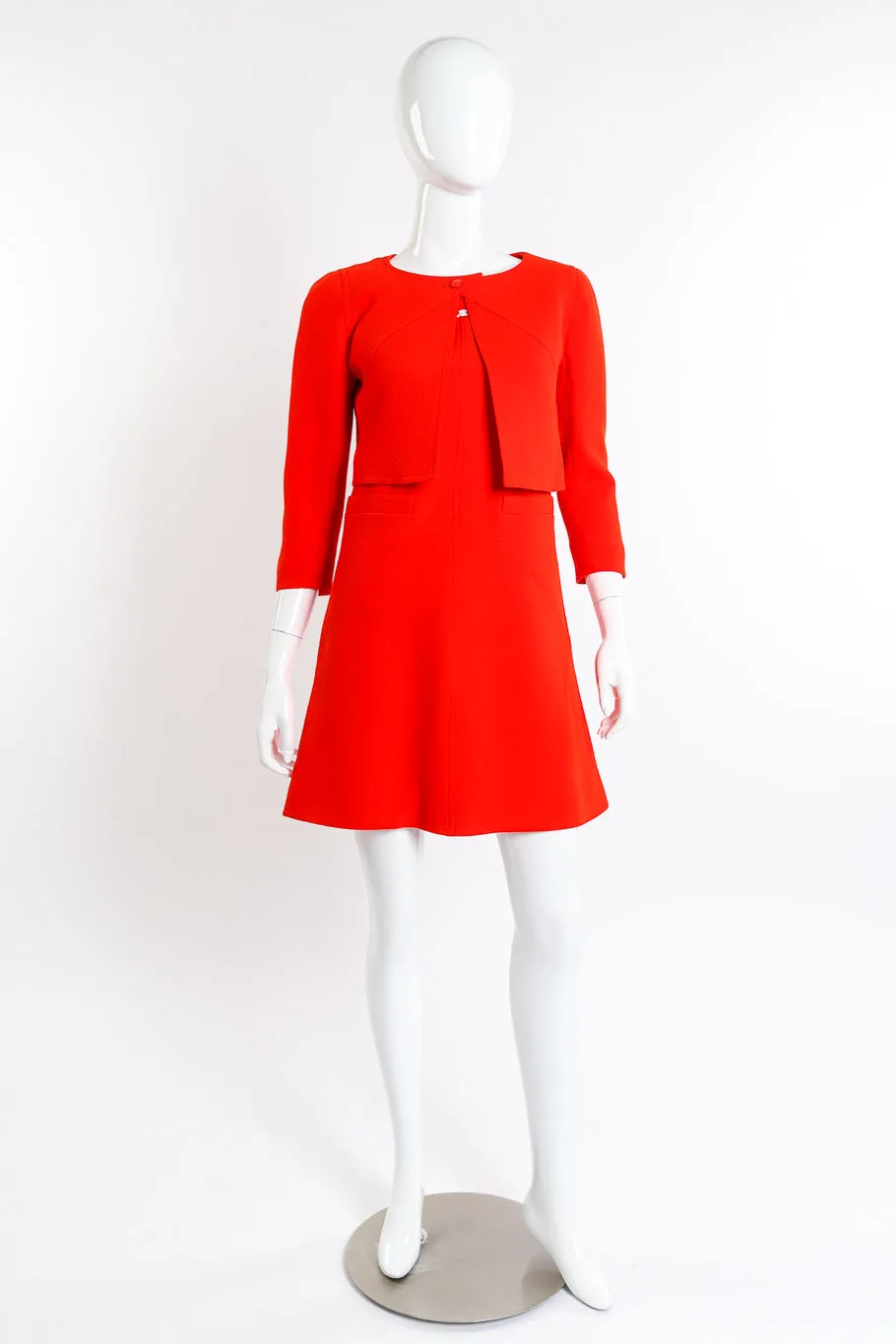 Mod Wool Jacket and Dress Set