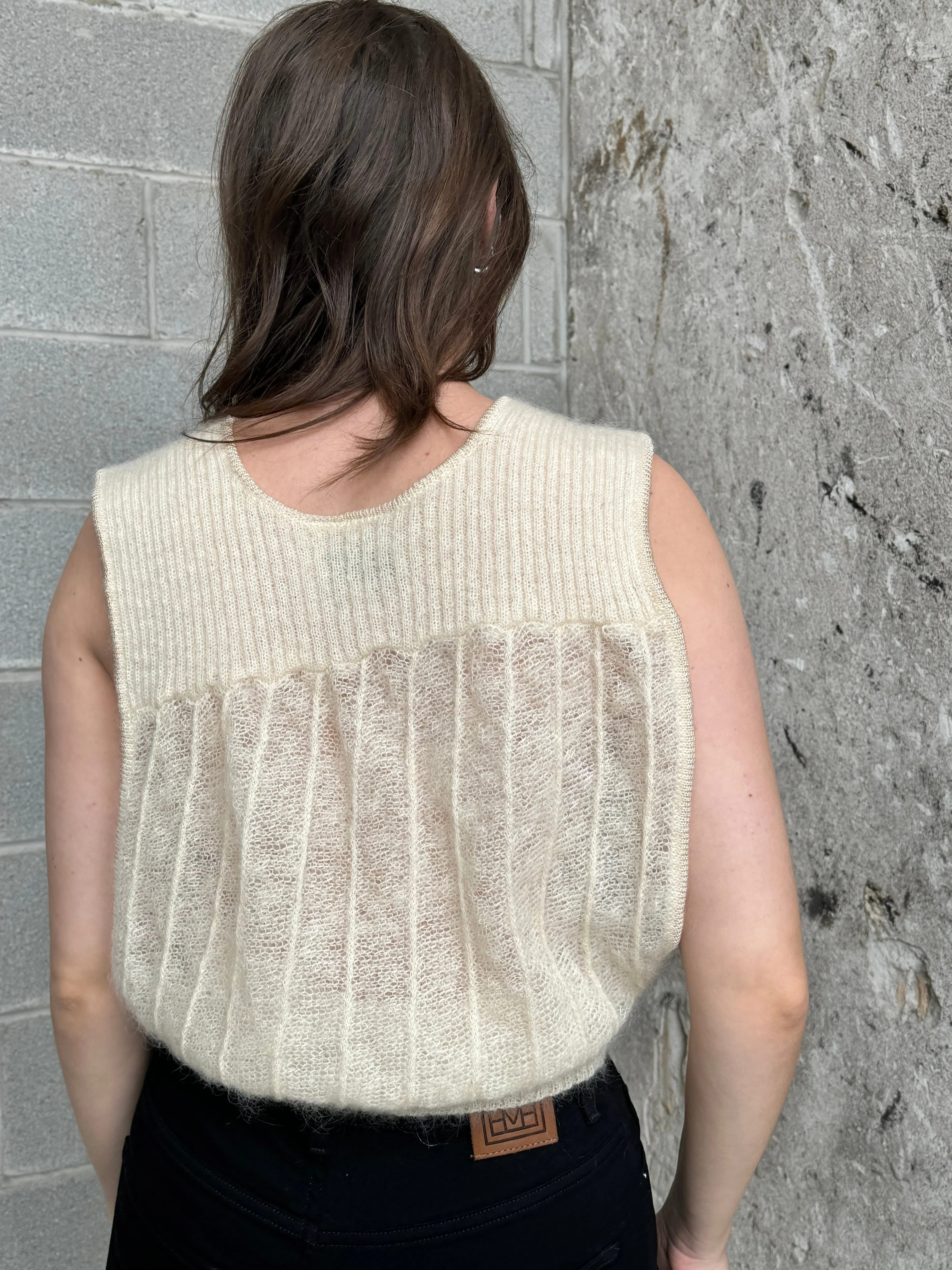 mohair sweater vest
