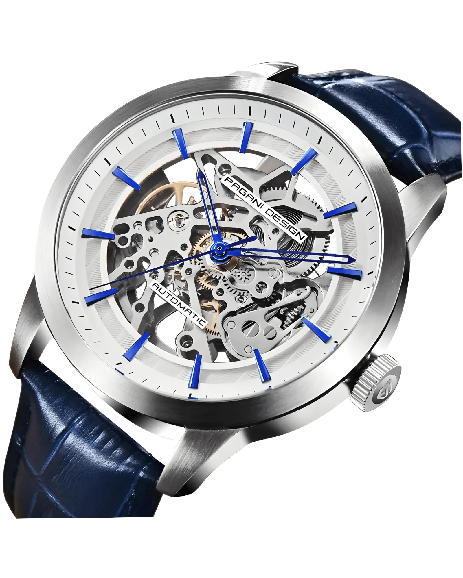 Muški Automatik Sat Pagani Design PD1638 Skeleton 🔵⌚️