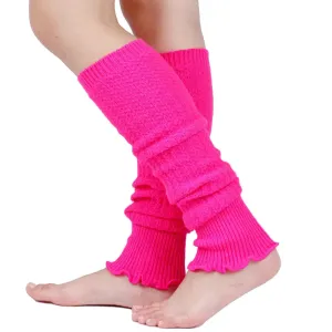Neon Pink Leg Warmers