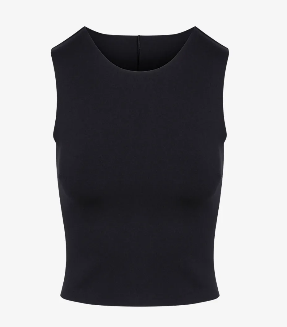 Neoprene Crew Neck Shell Black