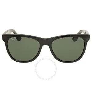 New Authentic Nordstrom Rayban Sunglasses Unisex, Black Frame Lenses Green!