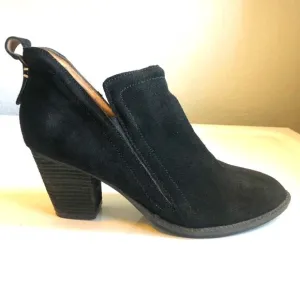 New JEFFREY CAMPBELL Burman-2 Black Distressed Suede Spit-shaft Booties 11