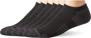 New no packaging! Amazon Essentials Men's 6-Pack Performance Cotton Cushioned Athletic No-Show Socks! Shoe Sz 6-12!