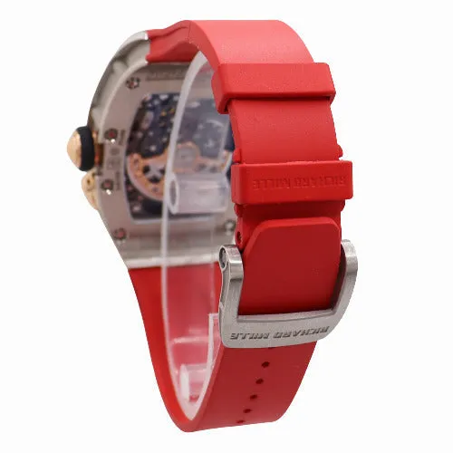 NEW! Richard Mille RM037 White Gold 42x52mm Skeleton Diamond Gem Dial Watch Ref# RM037