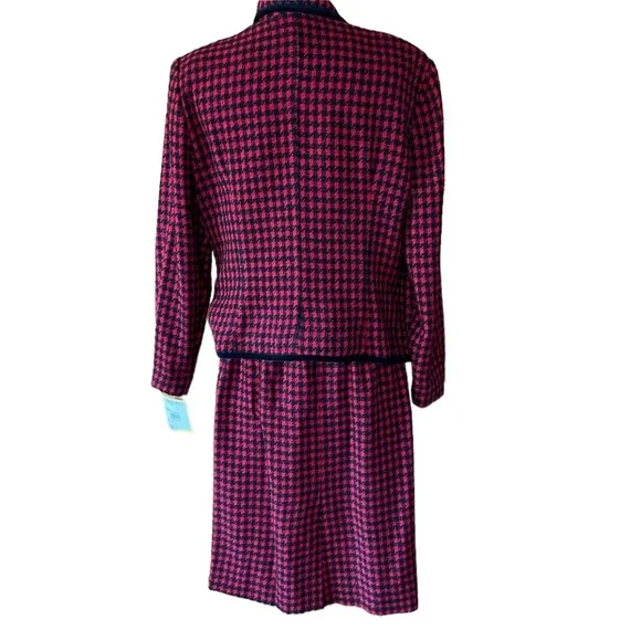 NWT‎ 1980s Leslie Fay Blazer Skirt Set