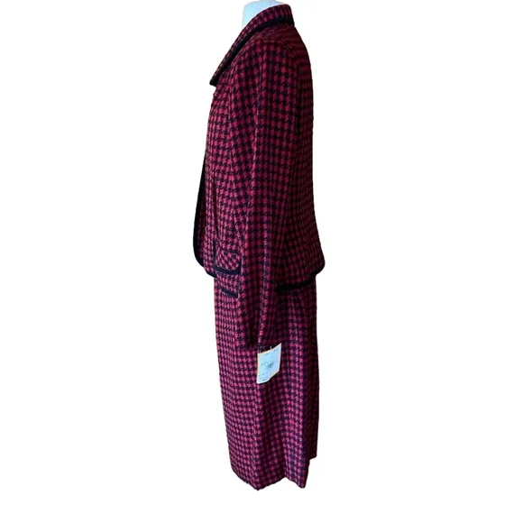 NWT‎ 1980s Leslie Fay Blazer Skirt Set