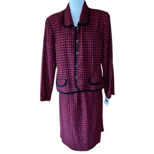 NWT‎ 1980s Leslie Fay Blazer Skirt Set