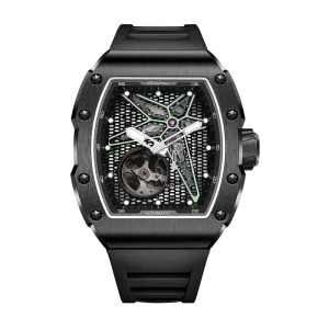 OLTO-8 REEF Skeleton Automatic Watch Black
