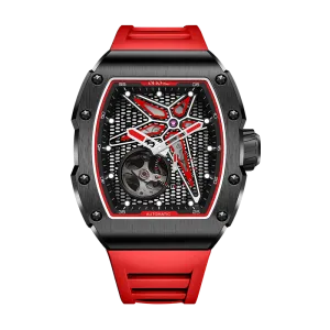 OLTO-8 REEF Skeleton Automatic Watch Red