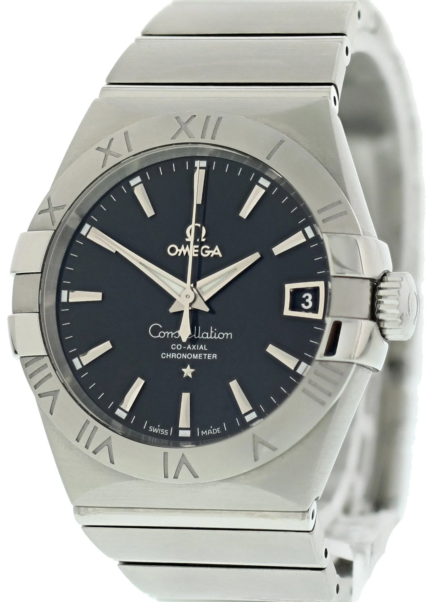 Omega Constellation 123.10.38.21.01.001 Mens Watch Box Papers