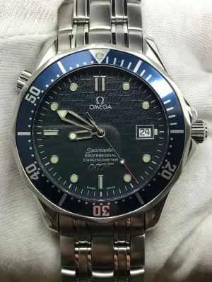 Omega Seamaster 300 L.E James Bond 2537.80 Blue Dial Automatic Men's Watch